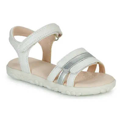 Geox J SANDAL HAITI GIRL Szandálok / Saruk Fehér