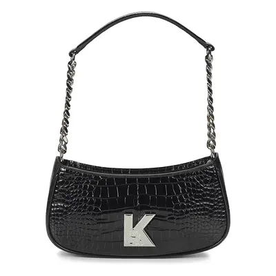 Karl Lagerfeld K/KAMEO SHOULDERBAG CROC Válltáskák Fekete