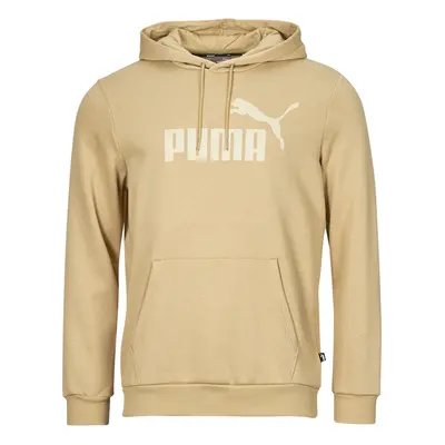 Puma ESS BIG LOGO HOODIE FL (S) Pulóverek Bézs