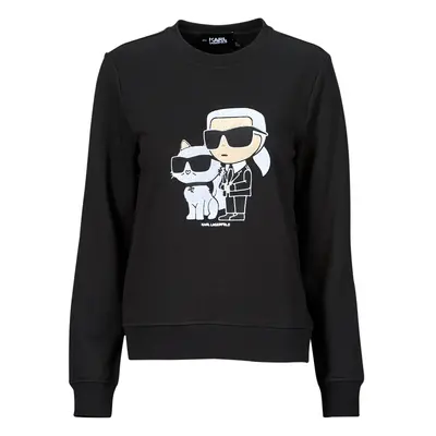 Karl Lagerfeld ikonik 2.0 sweatshirt Pulóverek Fekete