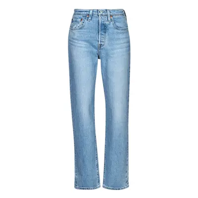 Levis 501® CROP Boyfriend farmerek Kék