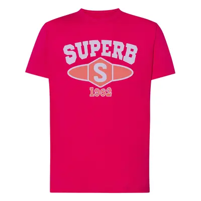 Superb 1982 SPRBCA-2201-PINK Rövid ujjú pólók Rózsaszín