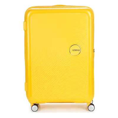 American Tourister SOUNDBOX SPINNER 77/28 TSA EXP Keményfedeles bőröndök Citromsárga