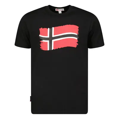 Geographical Norway SX1078HGN-BLACK Rövid ujjú pólók Fekete