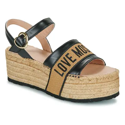 Love Moschino SANDAL JA16296I0I Szandálok / Saruk Fekete