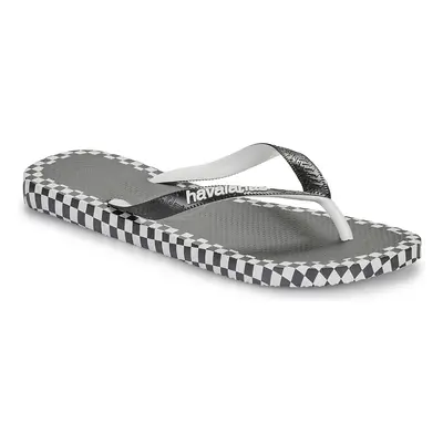 Havaianas TOP CHECKMATE Lábujjközös papucsok Fekete