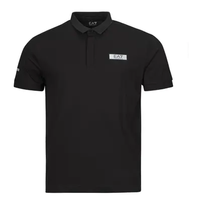 Emporio Armani EA7 POLO SHIRT3DPF06 Rövid ujjú galléros pólók Fekete