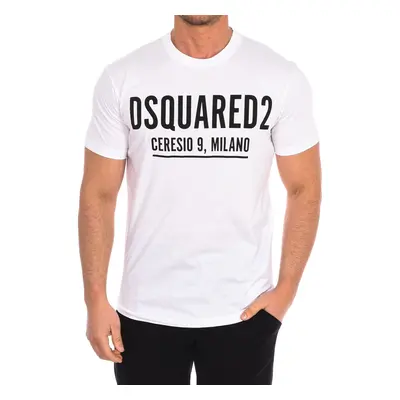 Dsquared S71GD1058-S23009-100 Rövid ujjú pólók Fehér