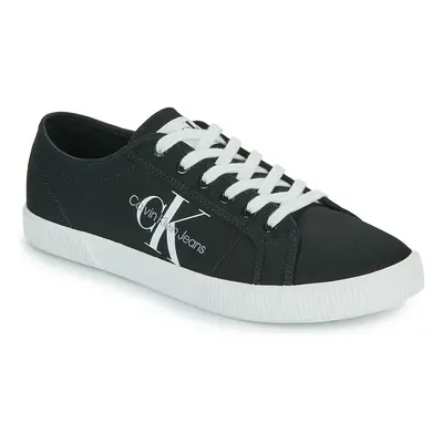 Calvin Klein Jeans ESS VULCANIZED LOW LACEUP CS ML Rövid szárú edzőcipők Fekete