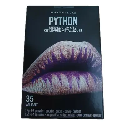 Maybelline New York Python Metallic Lipstick Kit - 35 Valiant Szemfesték paletták Más