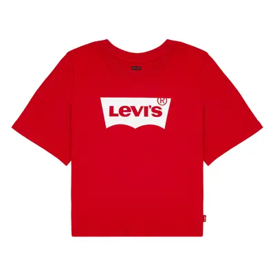 Levis LIGHT BRIGHT CROPPED TEE Rövid ujjú pólók Piros