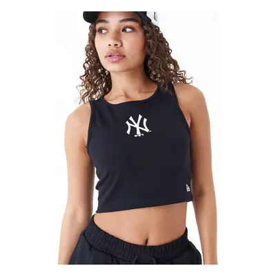 New-Era Mlb le crop tank neyyan Pólók / Galléros Pólók Fekete