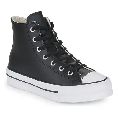 Converse Chuck Taylor All Star Eva Lift Leather Foundation Hi Magas szárú edzőcipők Fekete