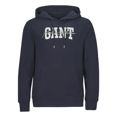 Gant ARCH SCRIPT HOODIE Pulóverek Tengerész