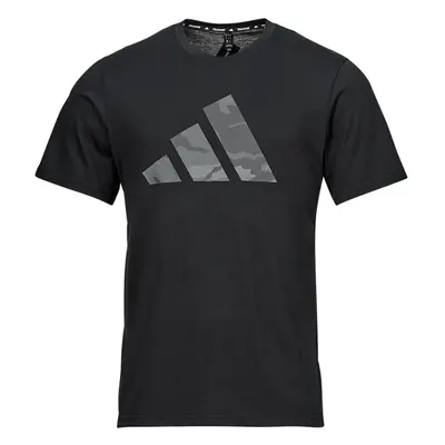 adidas TR-ESSEA BL T Rövid ujjú pólók Fekete