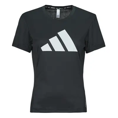 adidas RUN IT TEE Rövid ujjú pólók Fekete