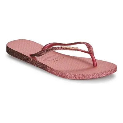 Havaianas SLIM SPARKLE II Lábujjközös papucsok Rózsaszín