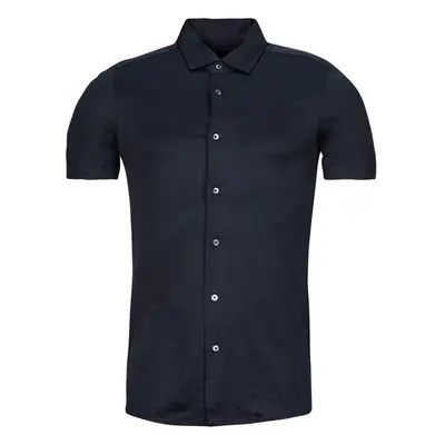 Emporio Armani CAMICIA 8N1CG0 Rövid ujjú ingek Tengerész