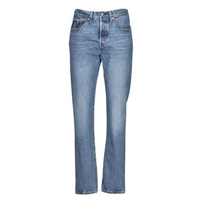 Levis 501® CROP Boyfriend farmerek Kék