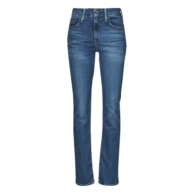 Levis 724 HIGH RISE STRAIGHT Egyenes szárú farmerek Kék