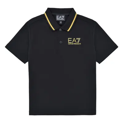 Emporio Armani EA7 POLO 8NBF51 Rövid ujjú galléros pólók Fekete