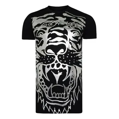 Ed Hardy Big-tiger t-shirt Rövid ujjú pólók Fekete