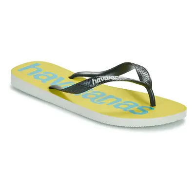 Havaianas LOGOMANIA II Lábujjközös papucsok Citromsárga