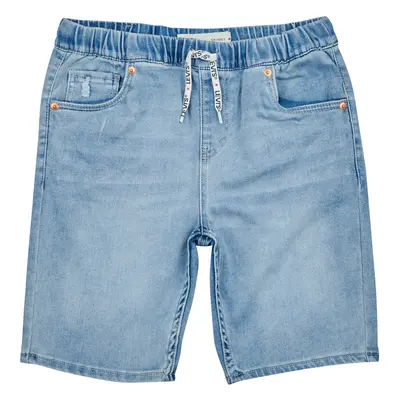 Levis LVB SKINNY DOBBY SHORT Rövidnadrágok Kék