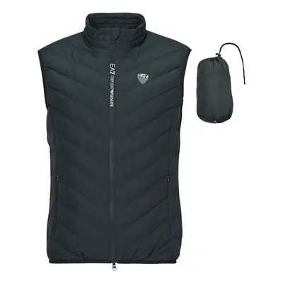 Emporio Armani EA7 PREMIUM SHIELD DOWN WAISTCOAT Steppelt kabátok Kék