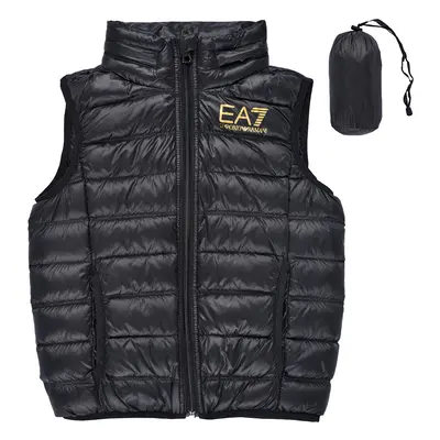 Emporio Armani EA7 CORE ID DOWN WAISTCOAT Steppelt kabátok Fekete