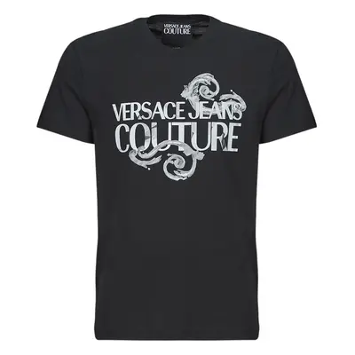 Versace Jeans Couture 76GAHG00 Rövid ujjú pólók Fekete