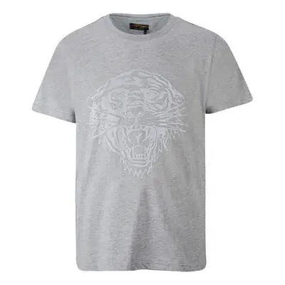 Ed Hardy Tiger glow t-shirt mid-grey Rövid ujjú pólók Szürke