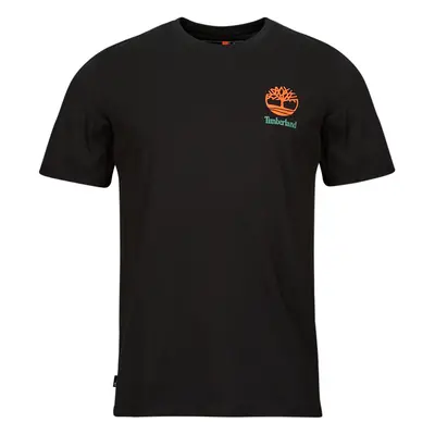 Timberland Back Graphic Short Sleeve Tee Rövid ujjú pólók Fekete