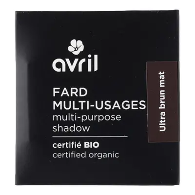 Avril Certified Organic Eyeshadow - Ultra Brun Mat Szem alapozók Barna