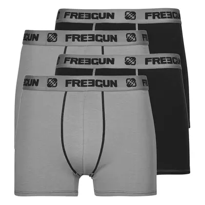 Freegun BOXERS COTON P2 X4 Boxerek Fekete