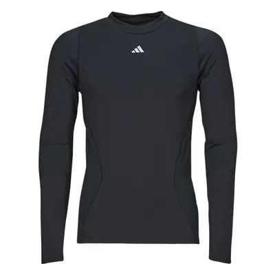 adidas TF CR LS TEE M Hosszú ujjú pólók Fekete