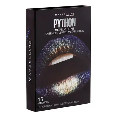 Maybelline New York Python Metallic Lipstick Kit - 15 Venomous Szemfesték paletták Más