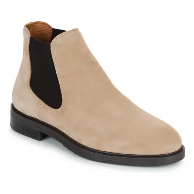 Selected SLHBLAKE SUEDE CHELSEA BOOT Csizmák Bézs