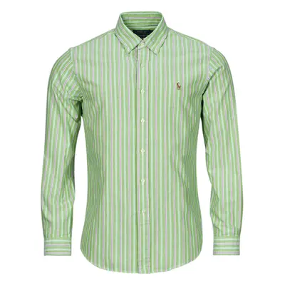 Polo Ralph Lauren CHEMISE COUPE DROITE EN OXFORD RAYEE Hosszú ujjú ingek Sokszínű