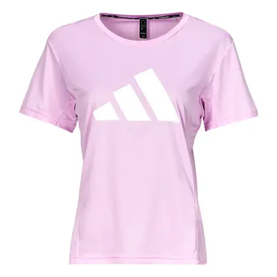 adidas RUN IT TEE Rövid ujjú pólók Lila