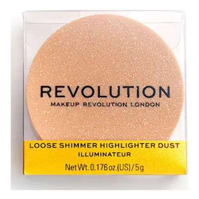 Makeup Revolution Metallic Powder Highlighter - Rose Quartz Pirosítók & púderek Rózsaszín