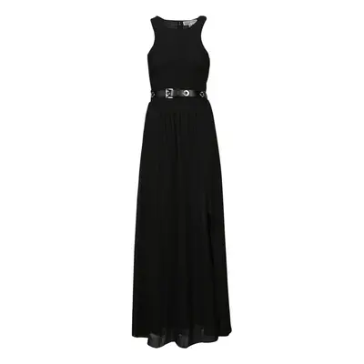 MICHAEL Michael Kors SMOCKED MAXI DRESS Hosszú ruhák Fekete