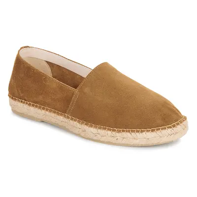 Selected SLHAJO NEW SUEDE ESPADRILLES B Gyékény talpú cipők Barna