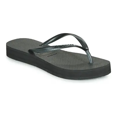 Havaianas SLIM FLATFORM Lábujjközös papucsok Fekete