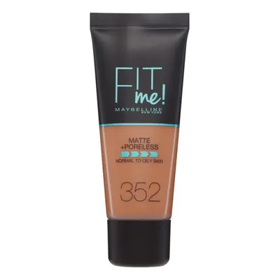 Maybelline New York Fit Me Matte Poreless Foundation - 352 Cacao Alapozók Bézs