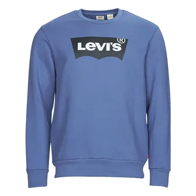 Levis STANDARD GRAPHIC CREW Pulóverek Kék