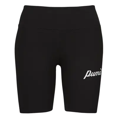 Puma ESS+ BLOSSOM 7 SCRIPT SHORT TIGHTS Rövidnadrágok Fekete