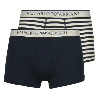 Emporio Armani YARN DYED STRIPES X2 Boxerek Sokszínű