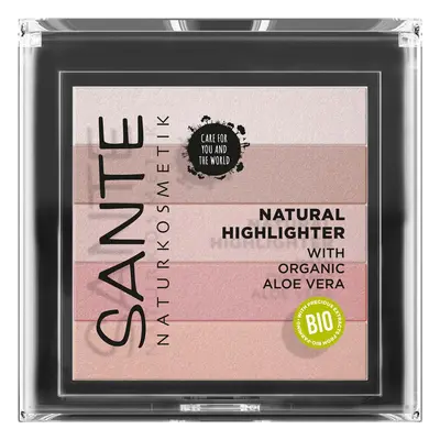 Sante Natural Organic Highlighter - 02 Rose Highlighters Rózsaszín