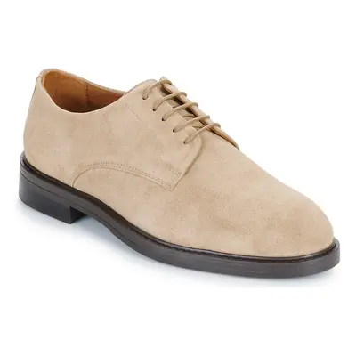 Selected SLHBLAKE SUEDE DERBY SHOE B Oxford cipők Bézs